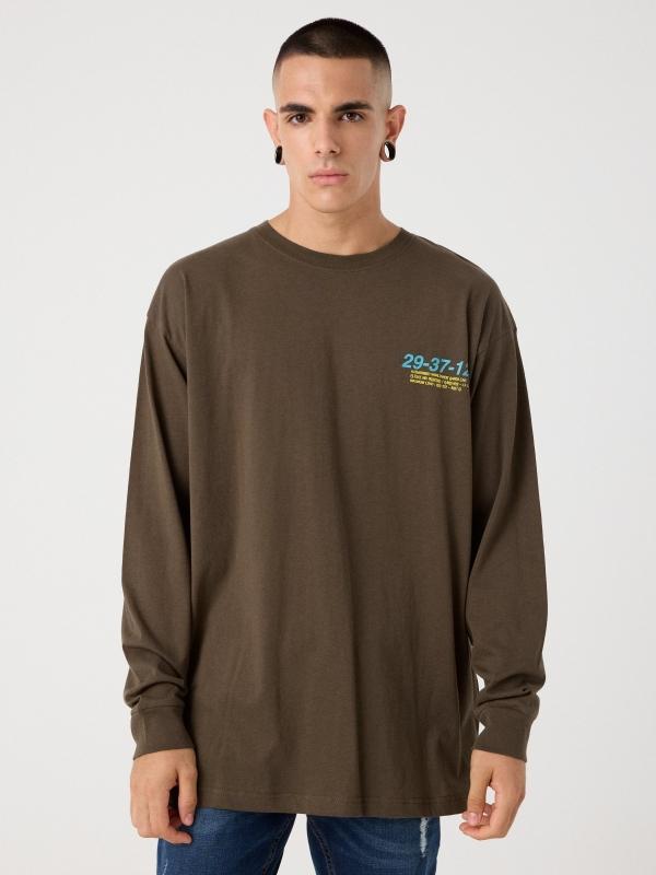 In side Camiseta puños doble estampado