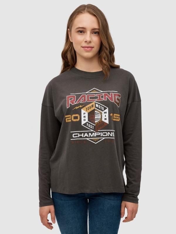 In side Camiseta Racing 2015