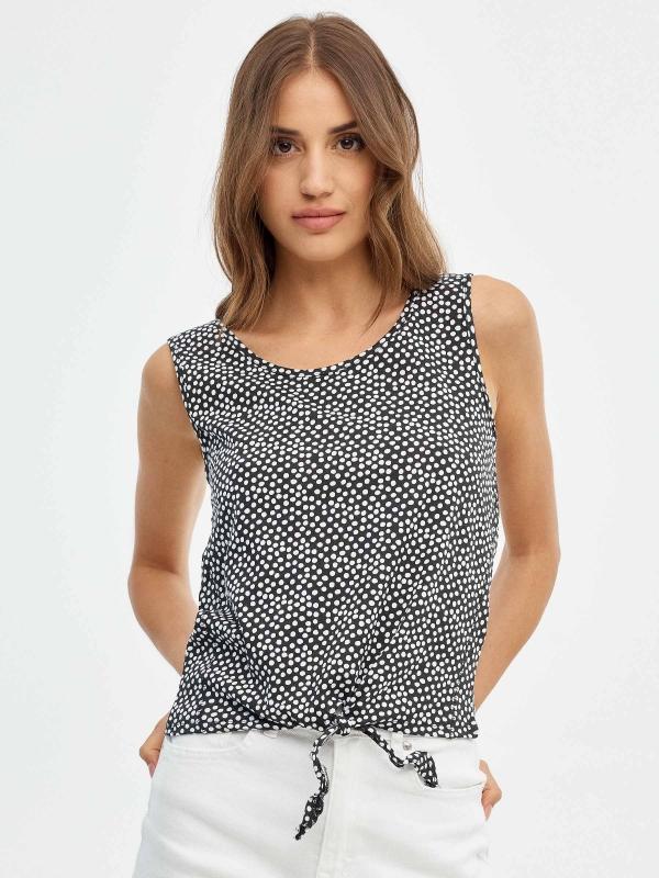 In Side Camiseta Regular Anudada