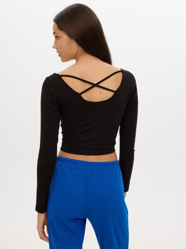 In Side Camiseta Rib Lace Up