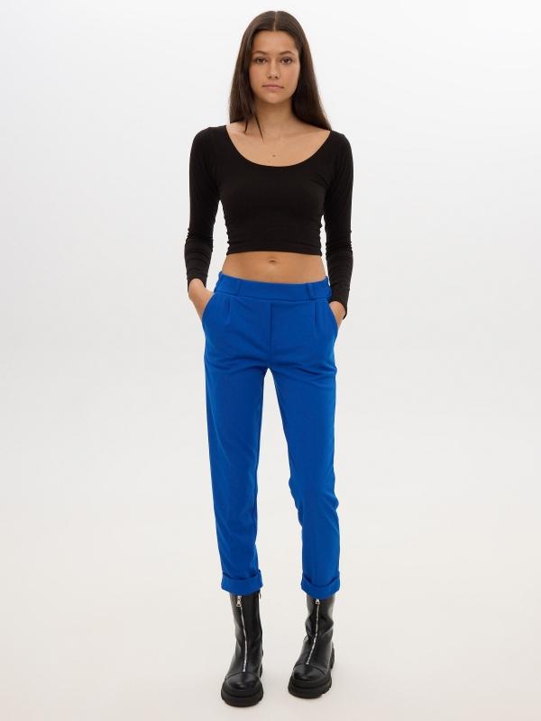 In Side Camiseta Rib Lace Up