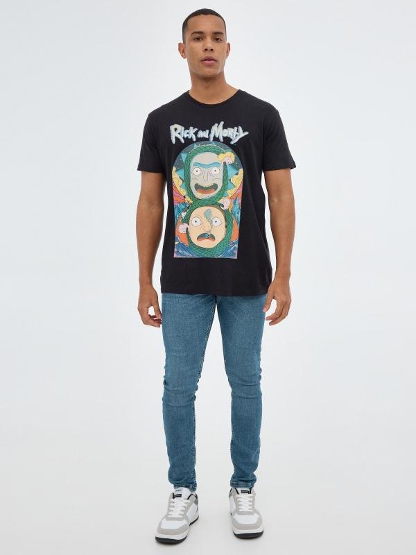 In Side Camiseta Rick&Morty Print