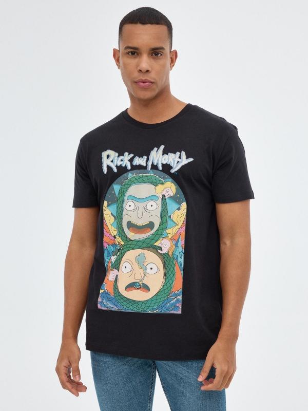 In side Camiseta Rick&Morty print