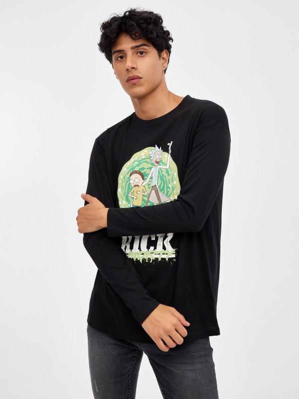 In side Camiseta Rick&Morty serie