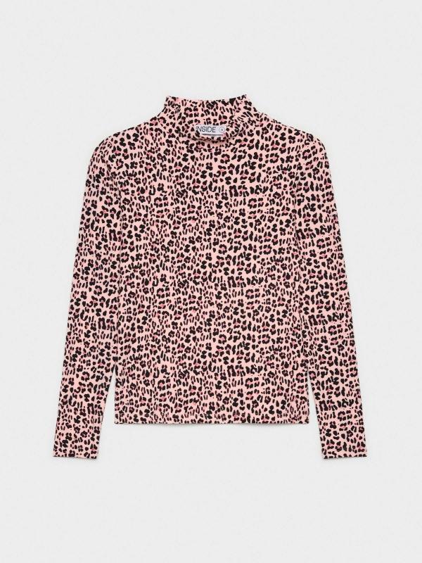 In Side Camiseta Rosa Animal Print