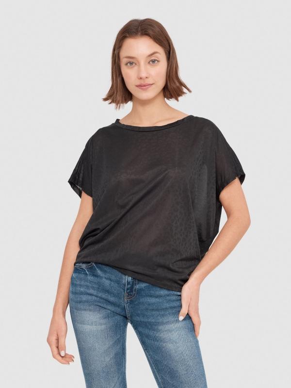 In side Camiseta sin mangas animal print