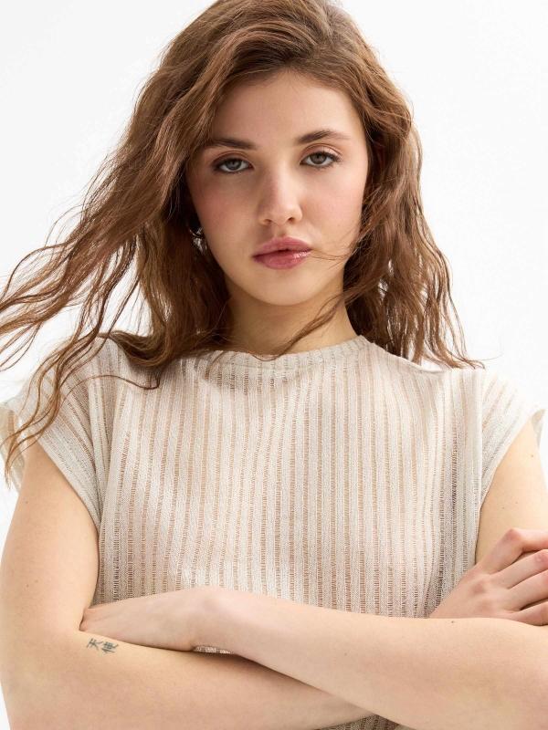 In Side Camiseta Sin Mangas Lúrex