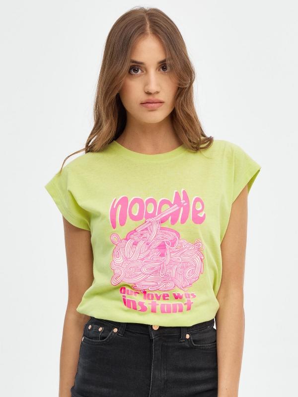 In side Camiseta sin mangas Noodle