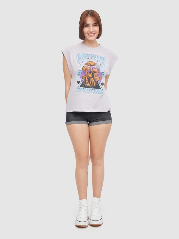 In Side Camiseta Sin Mangas Setas