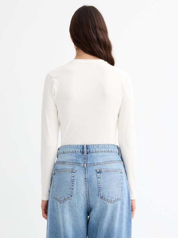 In Side Camiseta Slim Con Cut Out