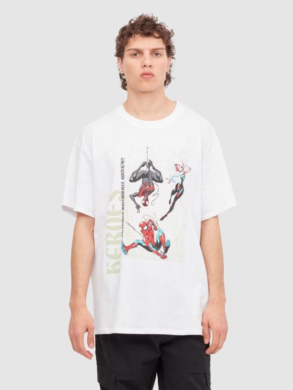 In side Camiseta Spiderman Heroes
