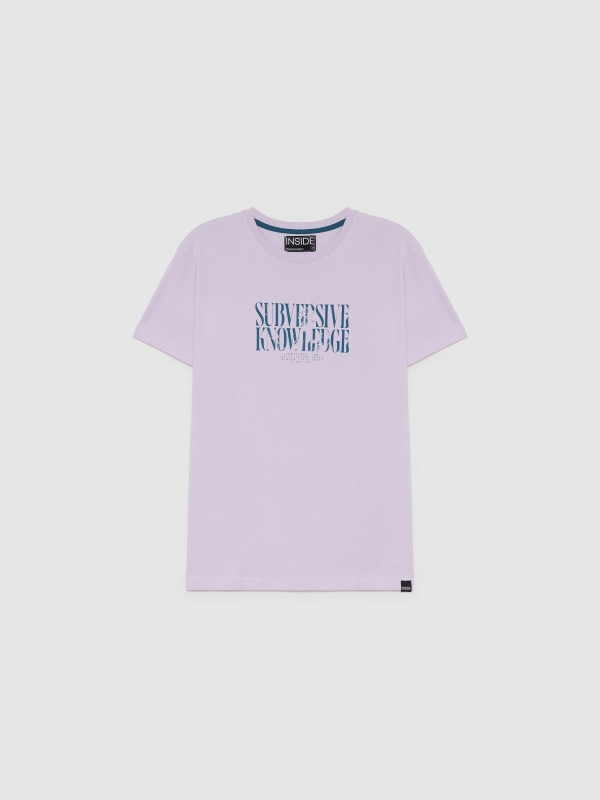 In Side Camiseta Texto Minimalista