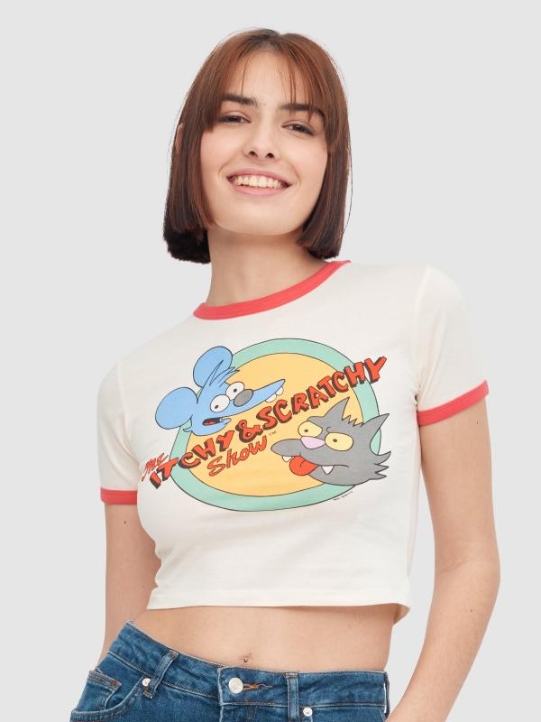 In side Camiseta The Itchy & Scratchy Show