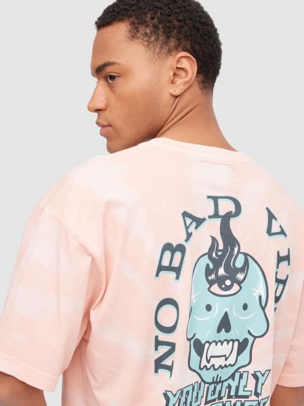 In Side Camiseta Tie Dye Calavera