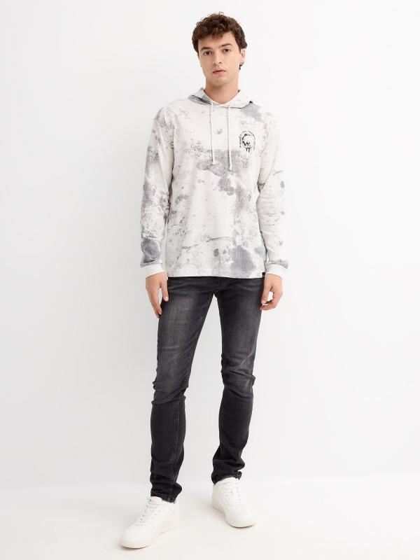 In Side Camiseta Tie&dye Con Capucha