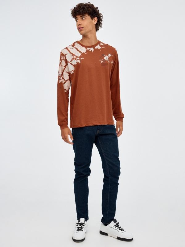 In Side Camiseta Tie&dye Con Texto