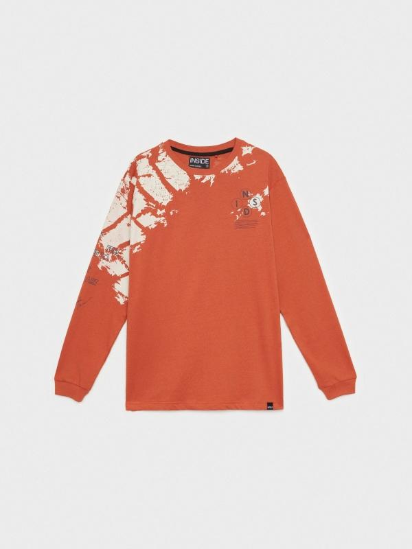 In Side Camiseta Tie&dye Con Texto