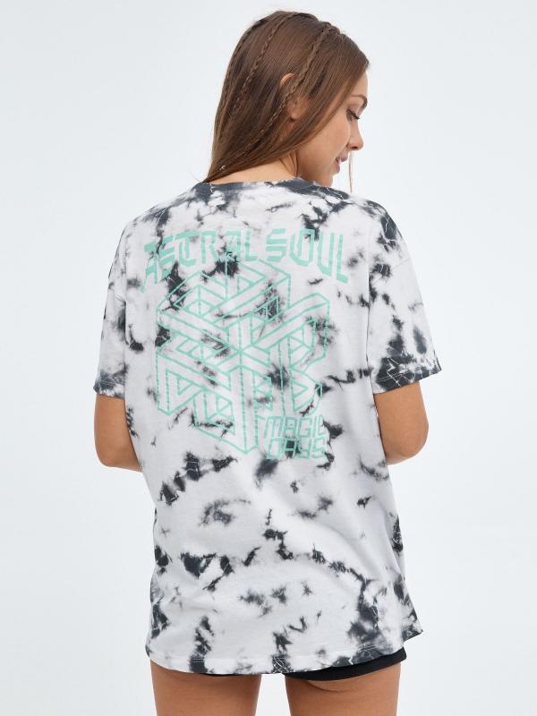 In Side Camiseta Tie&dye Con Texto