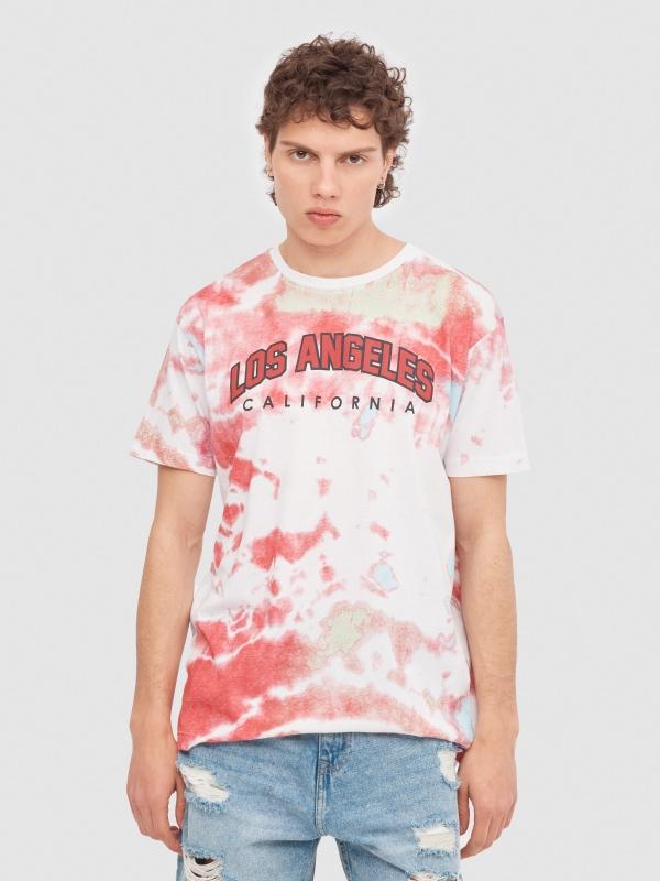 In side Camiseta tie dye