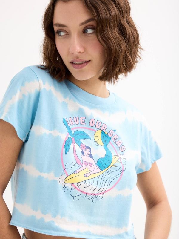 In Side Camiseta Tie Dye Sirena Surfera
