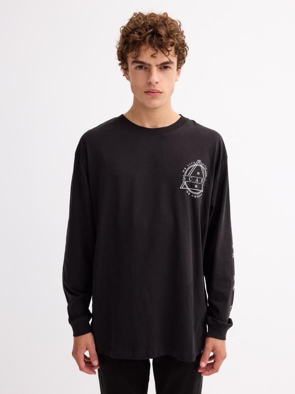 In side Camiseta tie&dye