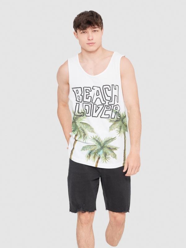 In side Camiseta tirantes Beach lover