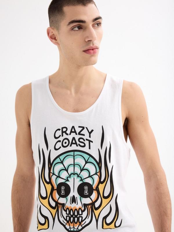 In Side Camiseta Tirantes Calavera Fuego