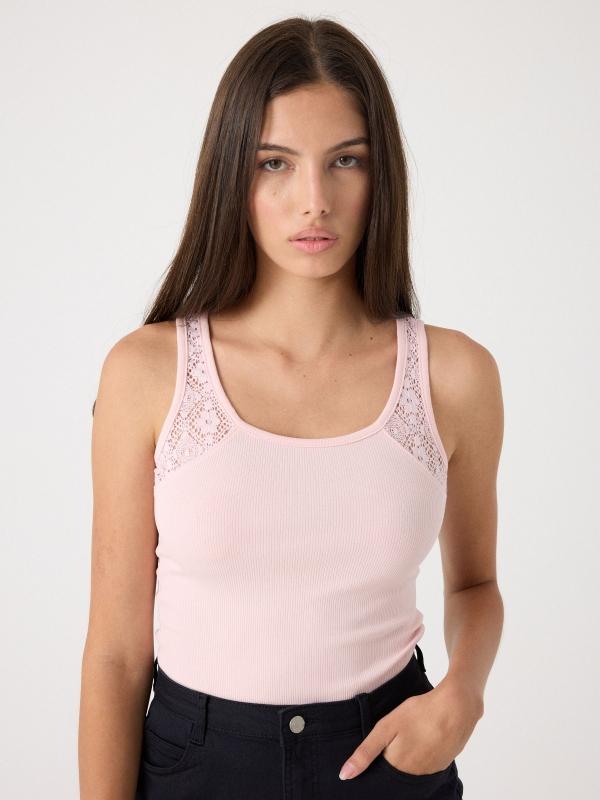 In Side Camiseta Tirantes Encaje