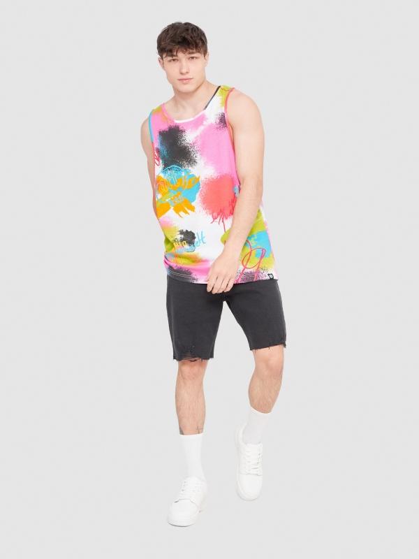 In Side Camiseta Tirantes Graffiti