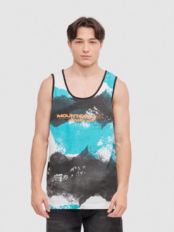 In side Camiseta tirantes montañas