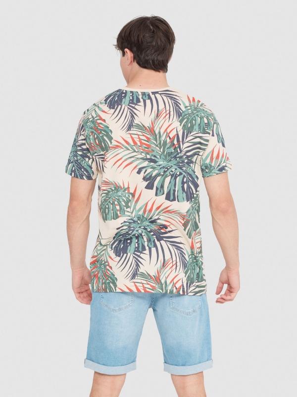 In Side Camiseta Tropical Hojas