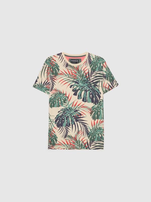 In Side Camiseta Tropical Hojas