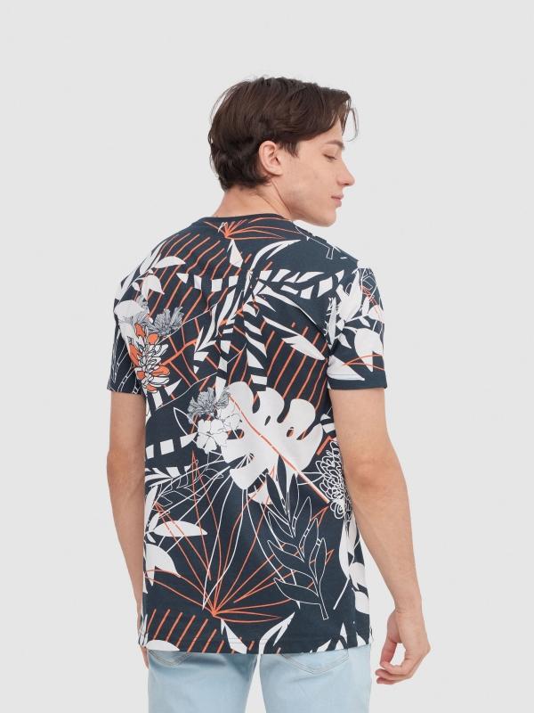 In Side Camiseta Tropical Hojas