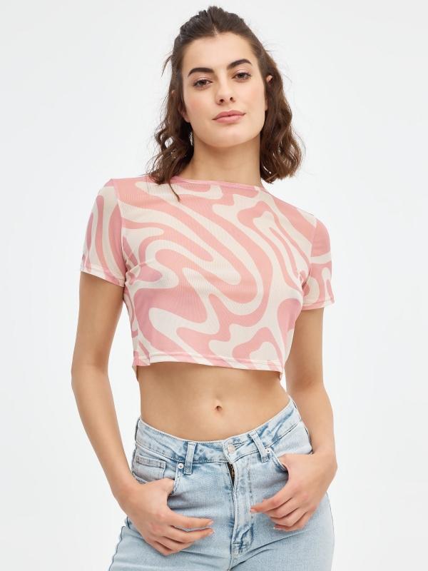 In side Camiseta tul psicodélico