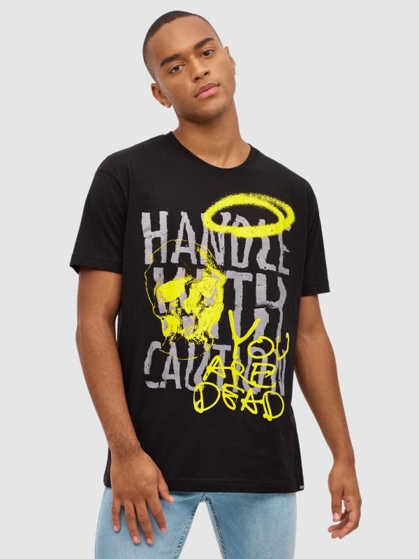 In side Camiseta urban calavera