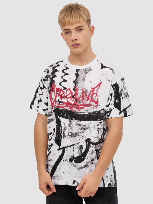 In side Camiseta urban contraste