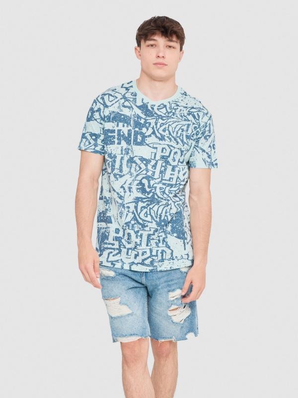 In side Camiseta urban graffiti