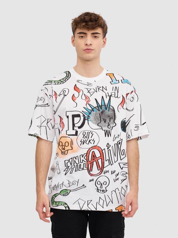 In side Camiseta urban punk