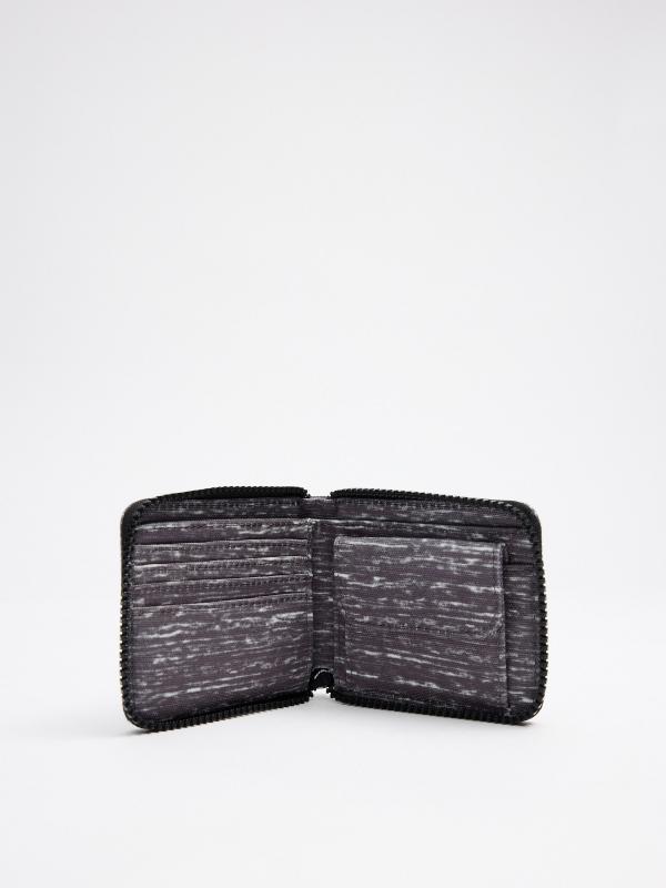 In Side Cartera Cremallera Jaspeada
