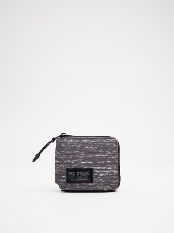 In Side Cartera Cremallera Jaspeada
