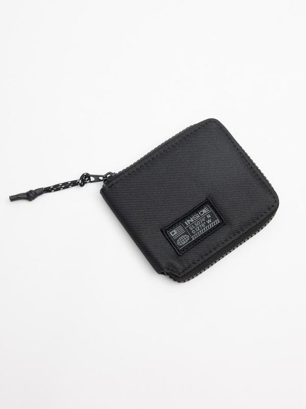 In Side Cartera Cremallera Negra