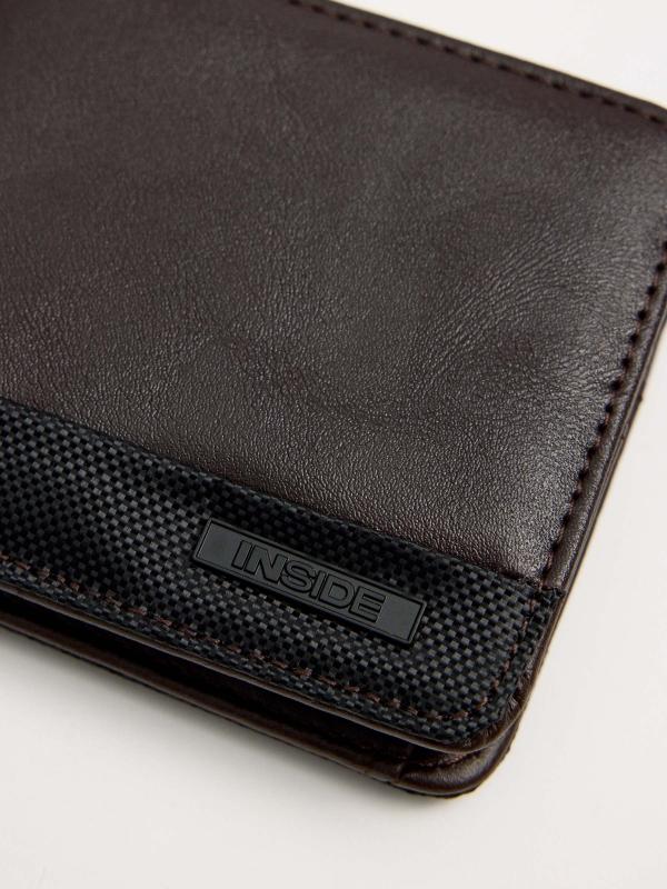 In Side Cartera Marrón Efecto Piel