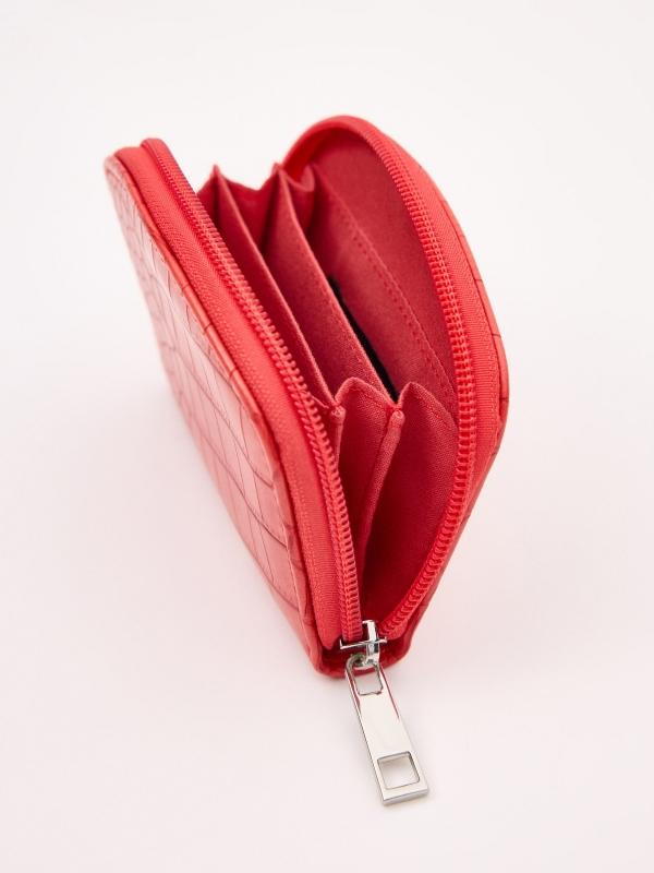 In Side Cartera Polipiel Croc Coral