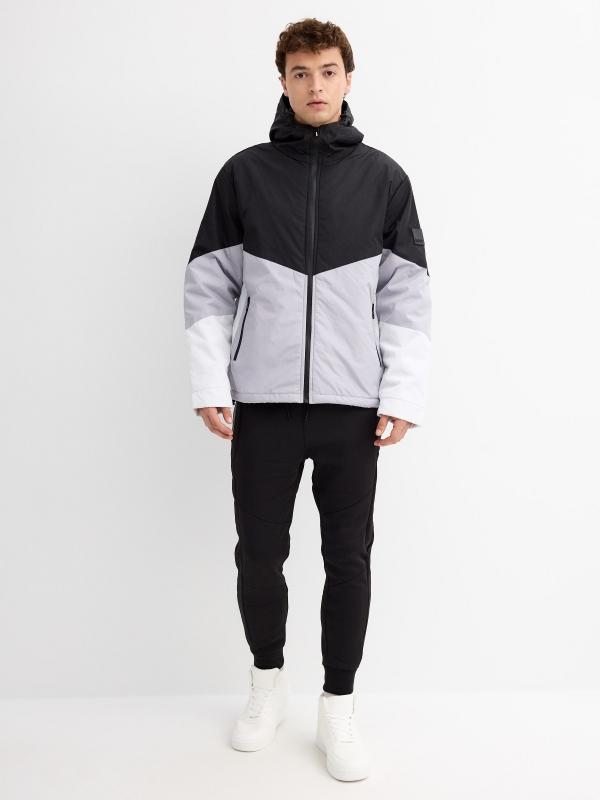 In Side Cazadora Acolchada Bolsillos Cremallera