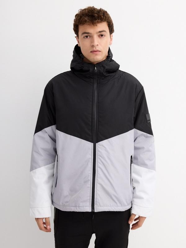 In side Cazadora acolchada bolsillos cremallera