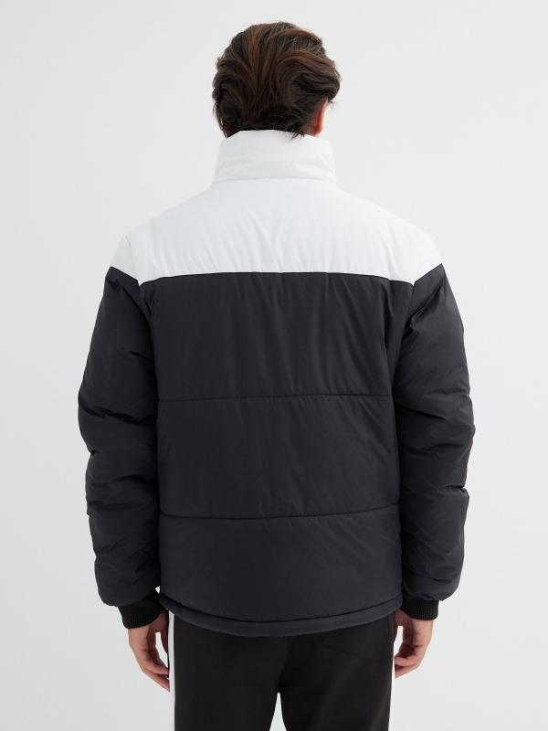 In Side Cazadora Acolchada Color Block