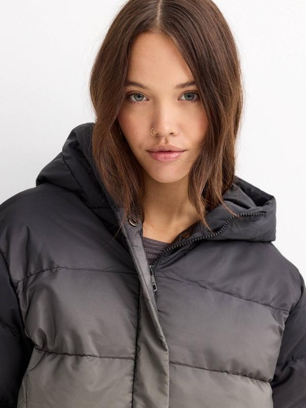 In Side Cazadora Acolchada Degradada