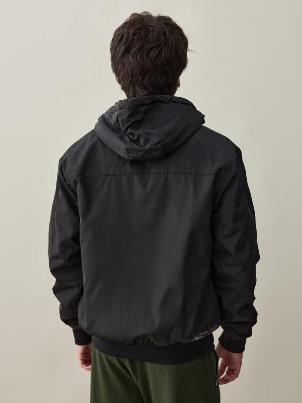 In Side Cazadora Acolchada Negra