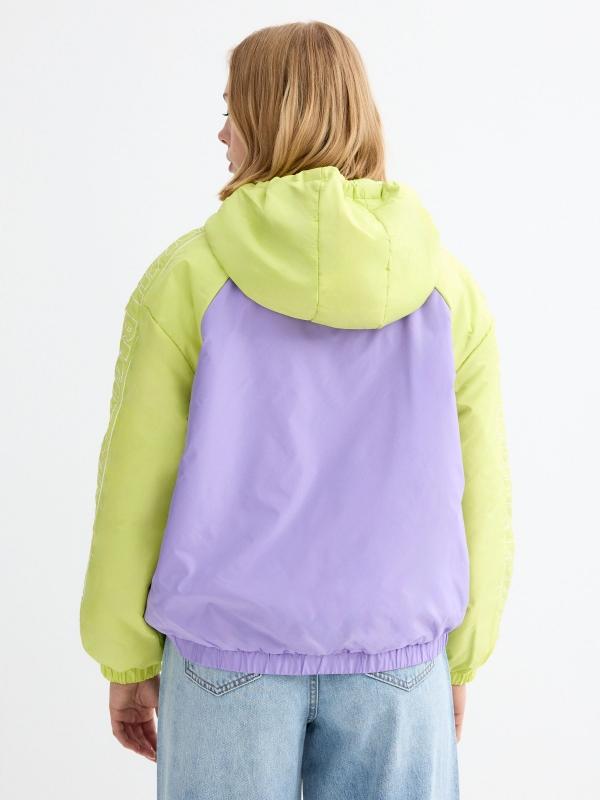 In Side Cazadora Acolchada Texto Capucha