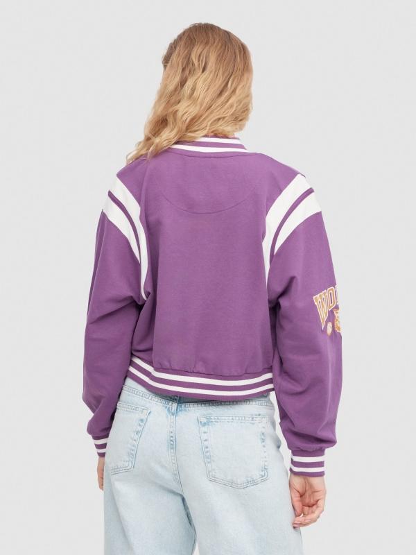 In Side Cazadora Bomber Parches